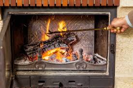 how to put out a fire in a fireplace