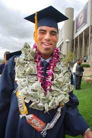 Money leis usually consist of 100 $1 bills. Money Lei Graduation Gift Idea From Leigh Anne Wilkes