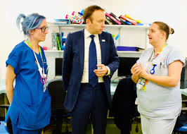 The health secretary, 42, has been caught on camera in a passionate. Matt Hancock On Twitter Great To Visit Southampton General Hospital Today With Royston Smith To Speak To Staff See How The New A E We Re Building Is Coming Along Uhsft Https T Co Or7nu7x4xc