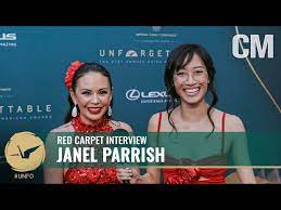 janel parrish fans over our red