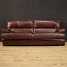 Large Leather Sofa 1980s For At