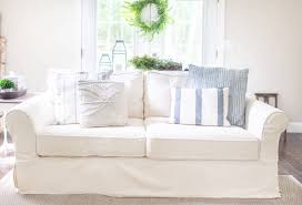 How To Clean A White Slipcovered Sofa