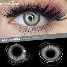 eyes 1pair gray colored contact lens