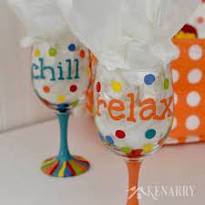 Hand Painted Wine Glasses How To Make