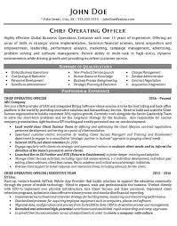 Coo Resume Example Magdalene Project Org