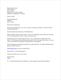 Free Request For Donation Letter Template Sample Donation Letters