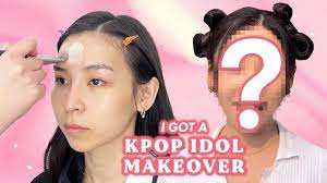 k pop makeup artist does my makeup
