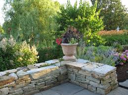 Patio Sitting Wall Traditional