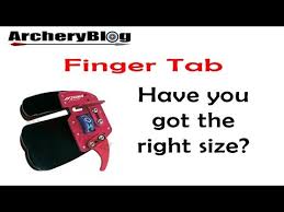 Archery Finger Tab Have You Got The Correct Size Youtube