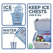 ice lock reusable ice bag for coolers