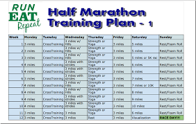 half marathon training for beginners