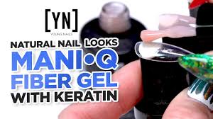 using maniq fiber gel with keratin