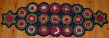 prim penny primitive penny rugs