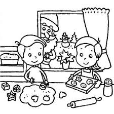 Cookies coloring page coloring home. Christmas Cookie Coloring Pages Coloring And Drawing