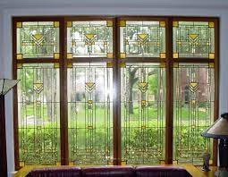 Leaded Glass House Window Design