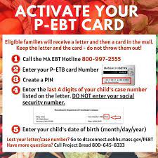 pandemic ebt instructions to activate card