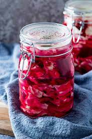 crunchy quick pickled cabbage the