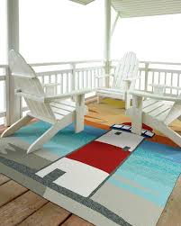 gold outdoor coastal contemporary rug