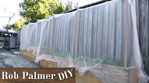 garden bed netting diy build you