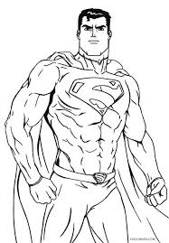 dibujos de superman para colorear