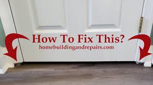 how to extend bottom of door and trim