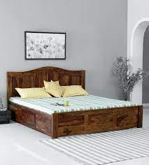 amalfi solid wood queen size bed