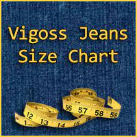vigoss jeans size chart jeans hub