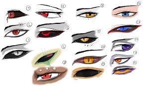 Demon eyes anime