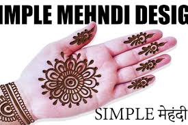 simple mehndi design for diwali