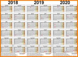 2 3 Year Calendar Templates Free Premium Templates