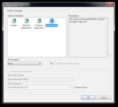 empty asp net mvc 3 project template