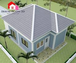 Small House Plans 2 Bedrooms Hip Roof