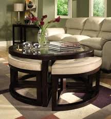 Ottoman Round Table For Small Spaces