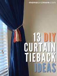diy curtain tiebacks