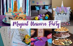 magical unicorn birthday party