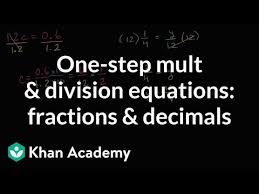 Division Equations With Fractions