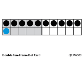 double ten frame card set flashcards