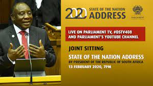 Britain's prime minister boris johnson speaks during a media briefing. Watch Live President Ramaphosa Delivers The 2020 State Of The Nation Address