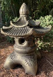 Japanese Pagoda Hand Cast Stone