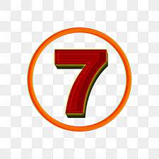 number 7 clipart images free