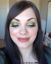 march my stash green makeup look