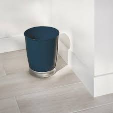 idesign bexley waste can in matte navy