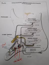 It's uncommon to seek out aluminum fender deluxe strat wiring diagrams in properties manufactured immediately after 1980. Strat Vintage Noiseless Pickup Wiring Where S The Red Hot Wire To The Output Cable Jack Guitars