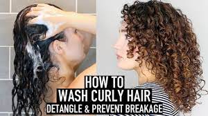 how to wash curly hair curly haircare