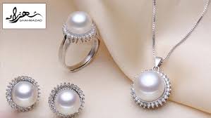 fresh water pearl 925 silver set