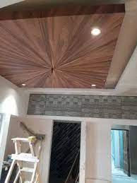 color coated veneer false ceiling
