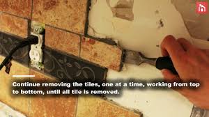 But if you're careful and aware of the basic ideas behind how to install drywall, it really is pretty easy. How To Remove A Kitchen Tile Backsplash Youtube