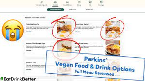 perkins vegan food drinks 2023 menu