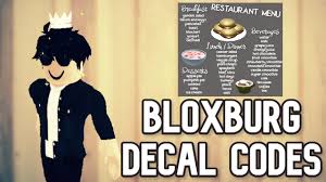 Today i made bloxburg menu decals. Roblox Simple Bloxburg Decals Signs For Hotels Schools Restaurants Youtube