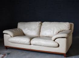 postmodern leather sofa by roche bobois
